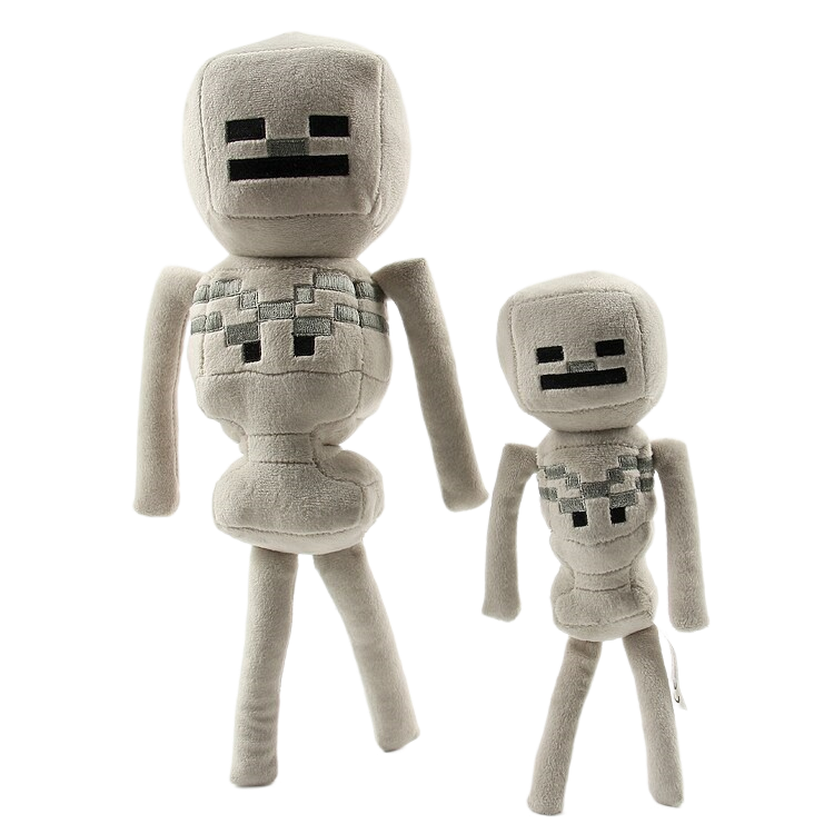 Minecraft Skeleton Collectible Plush Toy The Plushie Guy